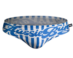 Surf Togs Blue Stripes Brief - Swimwear range at aussieBum